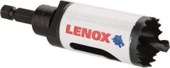 Lenox - 1-1/8" Diam, 1-9/16" Cutting Depth, Hole Saw - Bi-Metal Saw, Toothed Edge - Strong Tooling