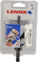 Lenox - 1-7/8" Diam, 1-9/16" Cutting Depth, Hole Saw - Bi-Metal Saw, Toothed Edge - Strong Tooling