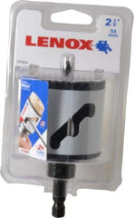 Lenox - 2-1/8" Diam, 1-9/16" Cutting Depth, Hole Saw - Bi-Metal Saw, Toothed Edge - Strong Tooling