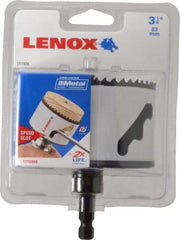 Lenox - 3-1/4" Diam, 1-9/16" Cutting Depth, Hole Saw - Bi-Metal Saw, Toothed Edge - Strong Tooling