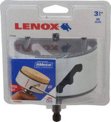 Lenox - 3-3/4" Diam, 1-9/16" Cutting Depth, Hole Saw - Bi-Metal Saw, Toothed Edge - Strong Tooling