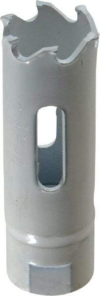 Lenox - 3/4" Diam, 1-1/2" Cutting Depth, Hole Saw - Carbide-Tipped Saw, Toothed Edge - Strong Tooling