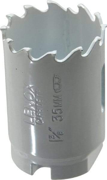 Lenox - 1-3/8" Diam, 1-1/2" Cutting Depth, Hole Saw - Carbide-Tipped Saw, Toothed Edge - Strong Tooling