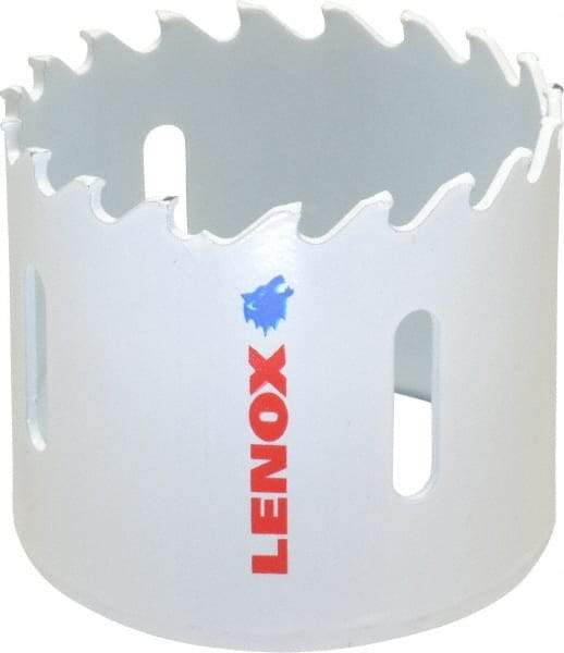 Lenox - 2-1/8" Diam, 1-1/2" Cutting Depth, Hole Saw - Carbide-Tipped Saw, Toothed Edge - Strong Tooling