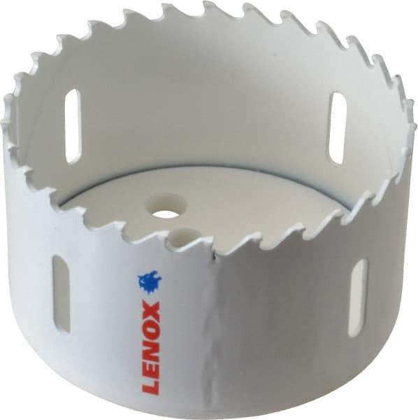 Lenox - 3-1/4" Diam, 1-1/2" Cutting Depth, Hole Saw - Carbide-Tipped Saw, Toothed Edge - Strong Tooling