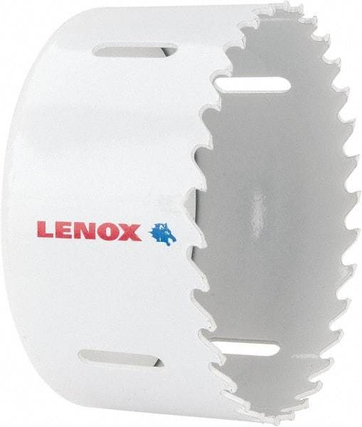 Lenox - 3-1/2" Diam, 1-1/2" Cutting Depth, Hole Saw - Carbide-Tipped Saw, Toothed Edge - Strong Tooling