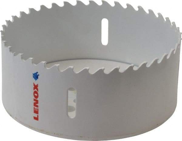 Lenox - 4-1/4" Diam, 1-1/2" Cutting Depth, Hole Saw - Carbide-Tipped Saw, Toothed Edge - Strong Tooling