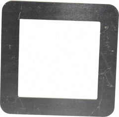 Made in USA - Aluminum Bellows Mounting Flange - 2 x 2 Inch Inside Square - Strong Tooling