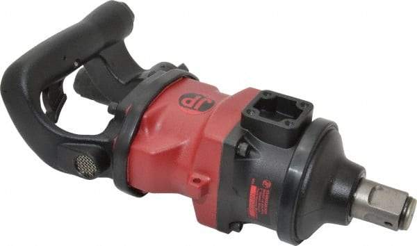 PRO-SOURCE - 1" Drive, 6,000 RPM, 1,800 Ft/Lb Torque Impact Wrench - D-Handle, 10 CFM, 90 psi, 1/2" NPT Inlet - Strong Tooling