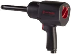 PRO-SOURCE - 3/4" Drive, 6,200 RPM, 200 to 1,300 Ft/Lb Torque Impact Wrench - Pistol Grip Handle, 9 CFM, 3/8" Inlet - Strong Tooling