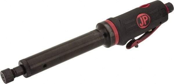 PRO-SOURCE - 1/4" Collet, Straight Handle, Air Straight Die Grinder - 20,000 RPM, Rear Exhaust, 4 CFM, 0.5 hp, 90 psi, 1/4 NPT Inlet - Strong Tooling