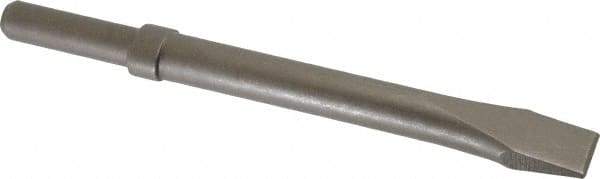 PRO-SOURCE - 25" Head Width, 10.2" OAL, 0" Shank Diam, Flat Chisel - Round Shank, Alloy Steel - Strong Tooling