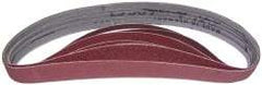 PRO-SOURCE - 3/8" Wide x 13" OAL, 120 Grit, Aluminum Oxide Abrasive Belt - Aluminum Oxide, Fine, Coated - Strong Tooling