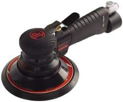 PRO-SOURCE - 12,000 RPM, 3 CFM Air Consumption, Air Orbital Sander - Round Pad, 1/4 NPT Inlet - Strong Tooling