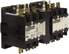 Square D - 3 Pole, 25 Amp Inductive Load, 24 Coil VAC at 50/60 Hz, Reversible Definite Purpose Contactor - Phase 1 and Phase 3 Hp:  10 at 460 VAC, 10 at 575 VAC, 2 at 115 VAC, 3 at 230 VAC, 7.5 at 230 VAC, Open Enclosure, CSA, RoHS Compliant, UL Listed - Strong Tooling