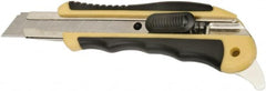 Ability One - Snap Utility Knife - 5-5/8" Steel Blade, Yellow Steel Handle - Strong Tooling