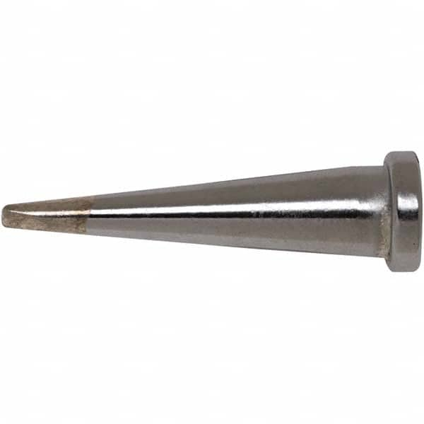 Weller - 0.8mm Point, 0.8mm Tip Diameter, Soldering Iron Chisel Tip - Series XT, For Use with Hand Soldering with WX1 or WX2 Base Unit and WXP120 Iron - Exact Industrial Supply