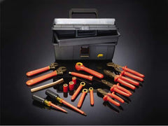 Ampco - 17 Piece 3/8" Drive Insulated Hand Tool Set - Comes in Tool Box - Strong Tooling