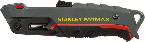 Stanley - Retractable Utility Knife - 1/2" Bi-Metal Blade, Gray Bi-Material Handle, 6 Blades Included - Strong Tooling