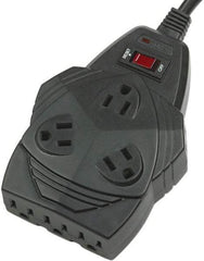 FELLOWES - 8 Outlets, 120 Volts, 15 Amps, 6' Cord, Surge Power Outlet Strip - Floor Mount, 5-15R NEMA Configuration - Strong Tooling