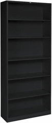 Hon - 5 Shelf, 60-1/8" High x 36" Wide Bookcase - 11" Deep, Laminated, Mahogany - Strong Tooling