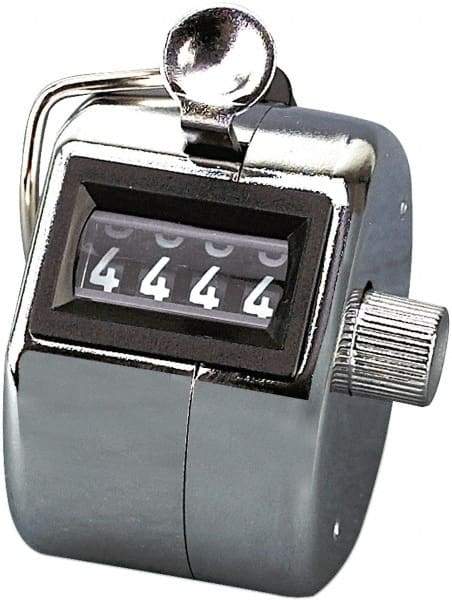 BATES - 4 Digit Wheel Display Tally Counters-Hand - Strong Tooling