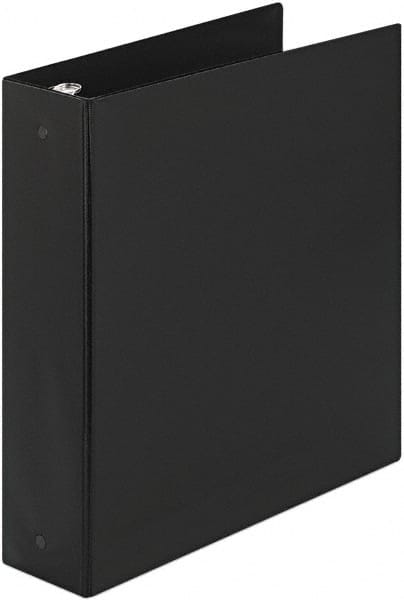 2″ Sheet Capacity, 11 x 8-1/2″, Non-View Ring Binder Vinyl, Black