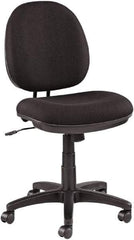 ALERA - 16-1/2" High Office/Managerial/Executive Chair - 19" Wide x 17" Deep, 100% Acrylic Seat, Black - Strong Tooling