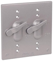 Thomas & Betts - Electrical Outlet Box Aluminum Switch Cover - Includes Gasket & Screw - Strong Tooling