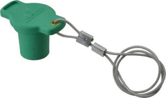 Leviton - 3R NEMA Rated, Male, Green Single Pole Protective Cap - For Use with Female Plug, CSA Certified, UL Listed - Strong Tooling