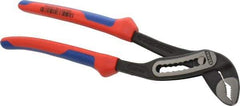 Knipex - 10" OAL, 1" Jaw Length, Adjustable Pliers - Self Gripping Jaw, Standard Head, Comfort Grip Handles - Strong Tooling