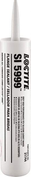 Loctite - 300 mL Cartridge Gray Silicone Sealant - -65°F Min Operating Temp - Strong Tooling