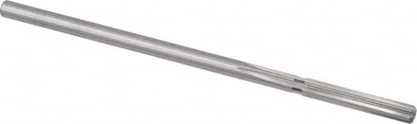 Cleveland - #3 High Speed Steel 6 Flute Chucking Reamer - Straight Flute, Straight Shank, 1-1/4" Flute Length, 5" OAL - Strong Tooling