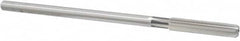 Cleveland - 0.373" High Speed Steel 6 Flute Chucking Reamer - Straight Flute, Straight Shank, 1-3/4" Flute Length, 7" OAL - Strong Tooling