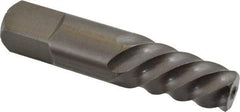 Cleveland - Spiral Flute Screw Extractor - #8 Extractor for 1-3/8 to 1-3/4" Screw, 4-3/8" OAL - Strong Tooling