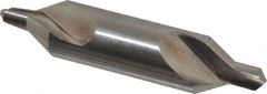 Cleveland - #8 Plain Cut 60° Incl Angle High Speed Steel Combo Drill & Countersink - Strong Tooling