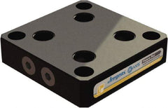 Jergens - 130mm Long x 130mm Wide x 30mm High Aluminum Fixture Plate - 30mm Plate Thickness - Strong Tooling