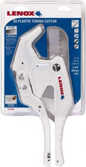 Lenox - 3/8" to 2" Pipe Capacity, Tube Cutter - Cuts Plastic, Rubber, PVC, CPVC - Strong Tooling