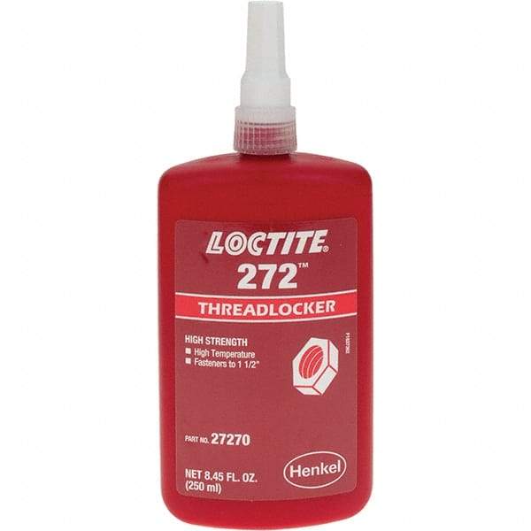 Loctite - 250 mL, Red, High Strength Threadlocker - Series 272 - Strong Tooling