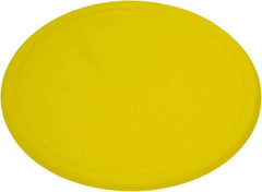 Rubbermaid - 8.8" Wide, Round Polyethylene Lid - Use with FG572000, FG572100, FG572124 - Strong Tooling