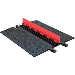 Checkers - On Floor Cable Covers Cover Material: Polyurethane Number of Channels: 2 - Strong Tooling