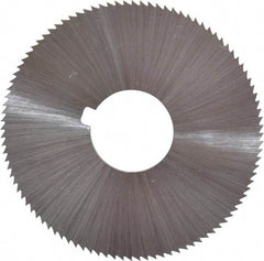 Controx - 1-3/4" Diam x 0.0938" Blade Thickness x 1/2" Arbor Hole Diam, 56 Tooth Slitting and Slotting Saw - Arbor Connection, Right Hand, Uncoated, Cobalt, Concave Ground, Contains Keyway - Strong Tooling