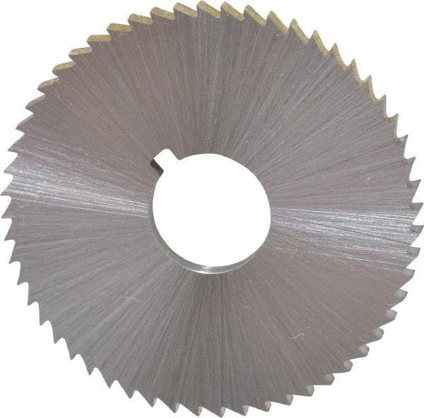 Controx - 2" Diam x 0.0156" Blade Thickness x 5/8" Arbor Hole Diam, 132 Tooth Slitting and Slotting Saw - Arbor Connection, Right Hand, Uncoated, High Speed Steel, Concave Ground - Strong Tooling