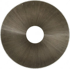 Controx - 2-1/2" Diam x 0.01" Blade Thickness x 5/8" Arbor Hole Diam, 160 Tooth Slitting and Slotting Saw - Arbor Connection, Right Hand, Uncoated, High Speed Steel, Concave Ground - Strong Tooling