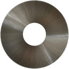 Controx - 3" Diam x 0.014" Blade Thickness x 1" Arbor Hole Diam, 160 Tooth Slitting and Slotting Saw - Arbor Connection, Right Hand, Uncoated, High Speed Steel, Concave Ground - Strong Tooling