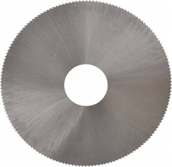 Controx - 4" Diam x 0.02" Blade Thickness x 1" Arbor Hole Diam, 160 Tooth Slitting and Slotting Saw - Arbor Connection, Right Hand, Uncoated, Cobalt, Concave Ground - Strong Tooling