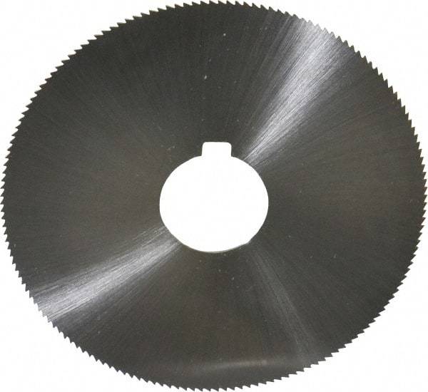 Controx - 4" Diam x 0.0313" Blade Thickness x 1" Arbor Hole Diam, 160 Tooth Slitting and Slotting Saw - Arbor Connection, Right Hand, Uncoated, Cobalt, Concave Ground - Strong Tooling