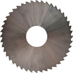 Controx - 1-3/4" Diam x 0.0313" Blade Thickness x 1/2" Arbor Hole Diam, 44 Tooth Slitting & Slotting Saw - Arbor Connection, Right Hand, Uncoated, M2 High Speed Steel, 15° Rake, Concave Ground - Strong Tooling