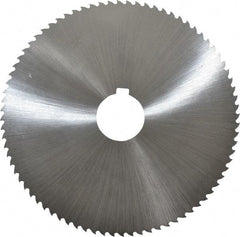 Controx - 5" Diam x 0.0313" Blade Thickness x 1" Arbor Hole Diam, 80 Tooth Slitting and Slotting Saw - Arbor Connection, Right Hand, Uncoated, Cobalt, 15° Rake, Concave Ground - Strong Tooling