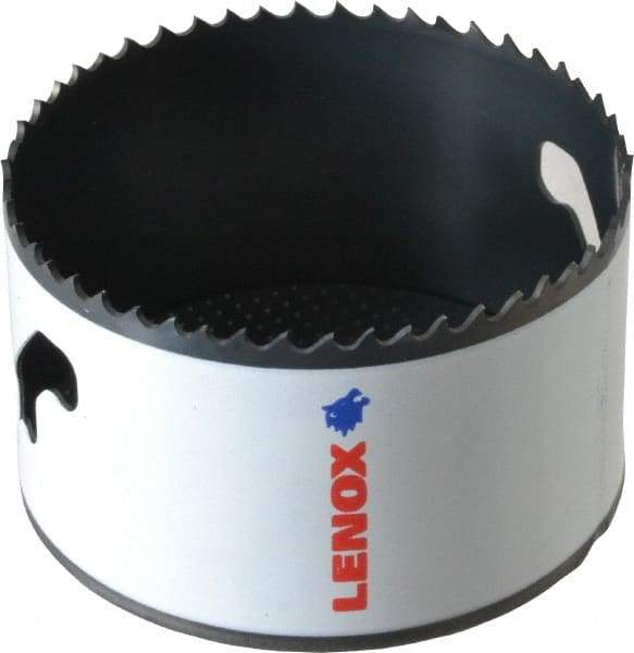 Lenox - 3-3/8" Diam, 1-1/2" Cutting Depth, Hole Saw - Bi-Metal Saw, Toothed Edge - Strong Tooling